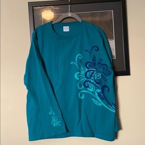 Long-sleeve XL 100% cotton crazy shirt brand
